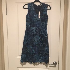 T Tahari Elora A-Line Lace Dress
